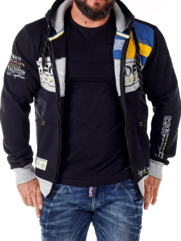 Geo Sweden Hoodie - Sort^Geographical Norway Cheap