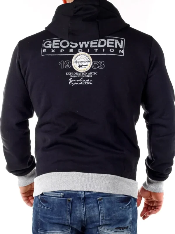 Geo Sweden Hoodie - Sort^Geographical Norway Cheap