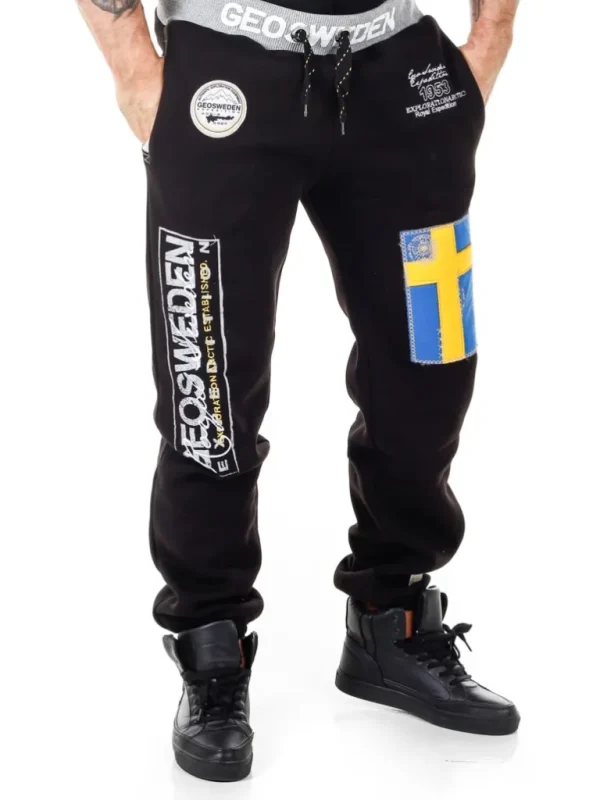 Geo Sweden Sweatpants - Sort^Geographical Norway Sale