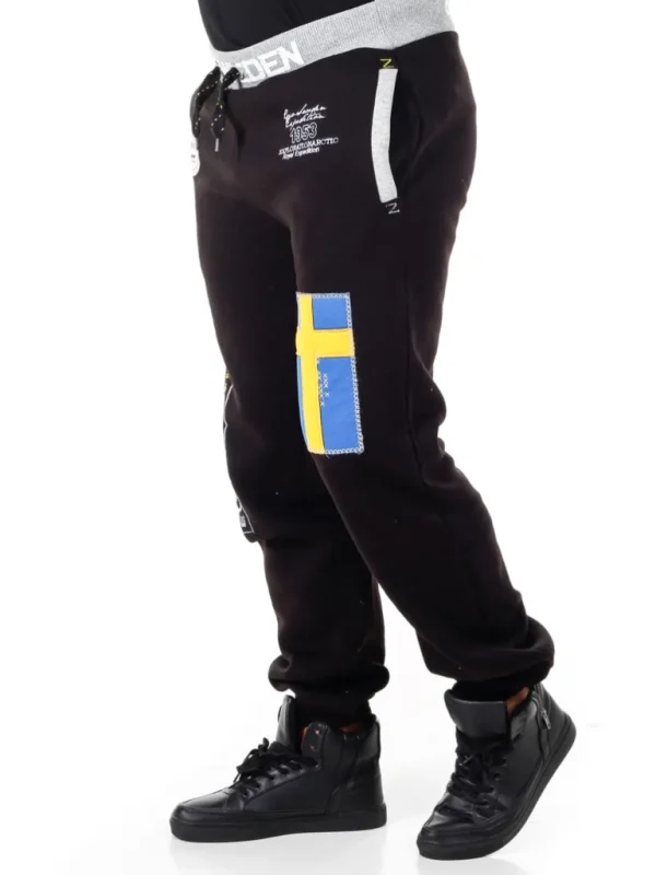 Geo Sweden Sweatpants - Sort^Geographical Norway Sale