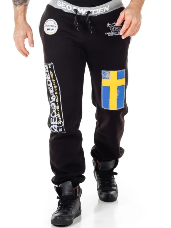 Geo Sweden Sweatpants - Sort^Geographical Norway Sale