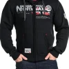 Gisland Geo Norway Hoodie - Sort^Geographical Norway Flash Sale