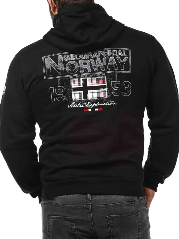 Gordon Geo Norway Hoodie - Sort^Geographical Norway Cheap