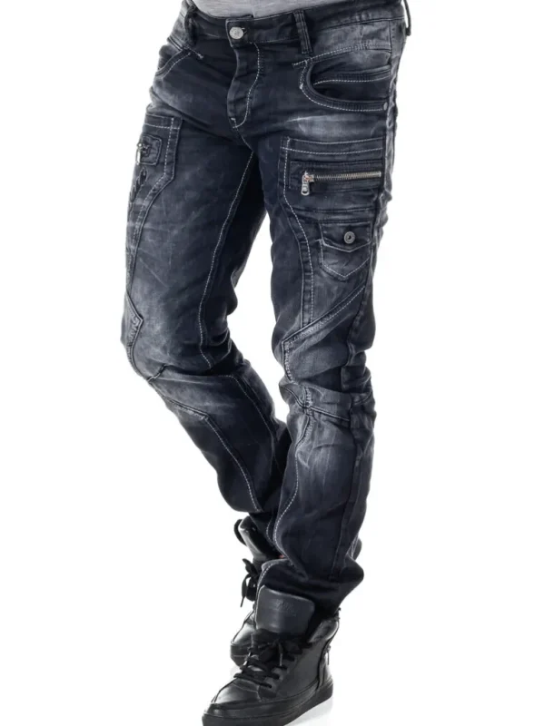 Hawkin Jeans - Sort^Cipo & Baxx Online