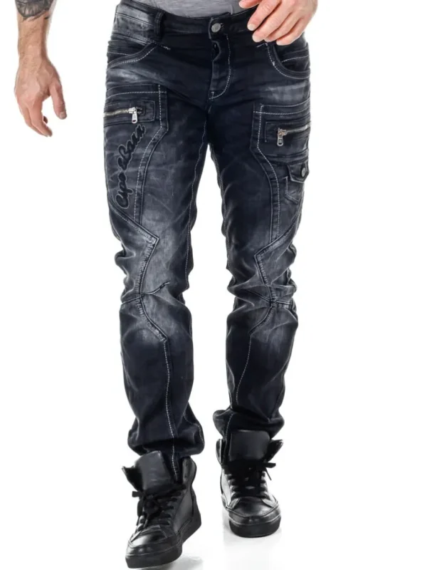 Hawkin Jeans - Sort^Cipo & Baxx Online