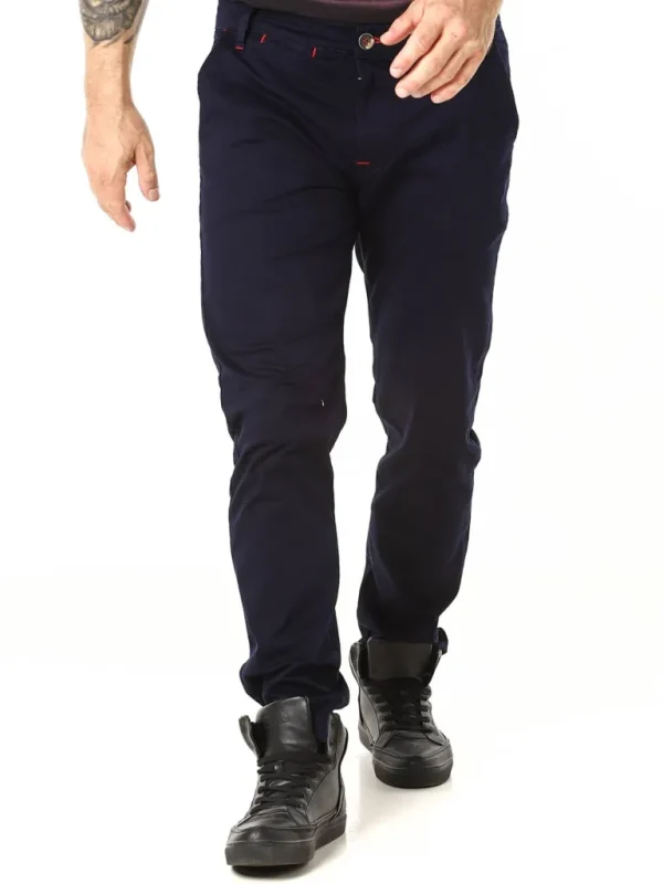 Huxley Chinos - Morkebla^Cipo & Baxx Shop