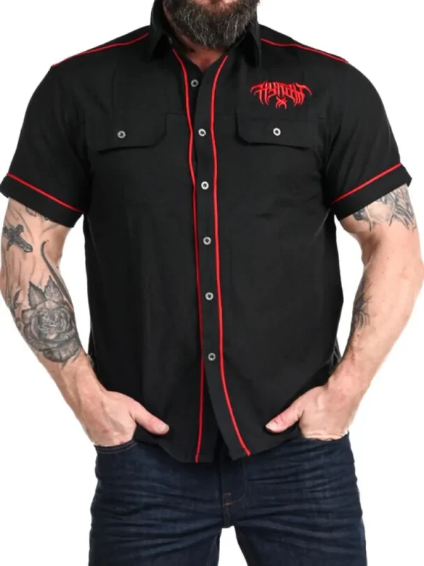 Ace Of Spades Skjorte - Sort^Hyraw Hot