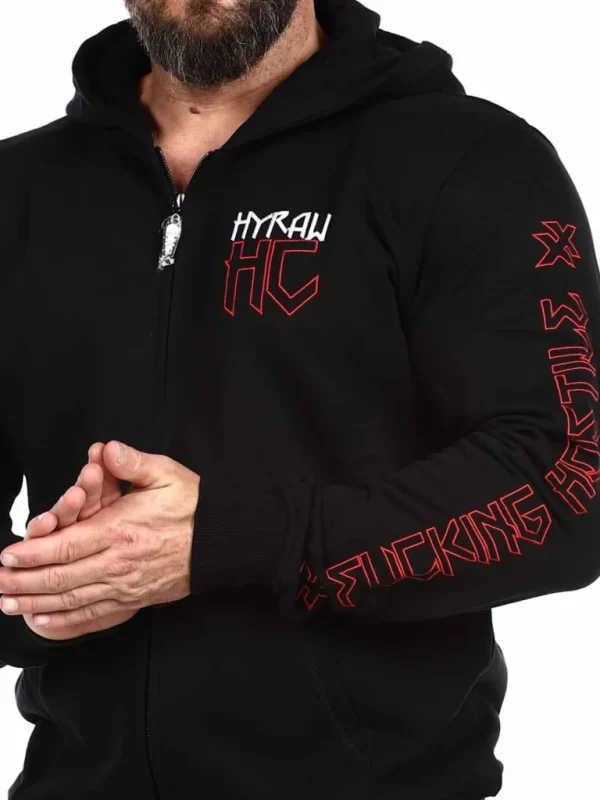 Flyin V Collegejakke - Sort/Rod^Hyraw New