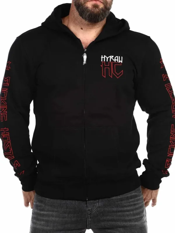 Flyin V Collegejakke - Sort/Rod^Hyraw New