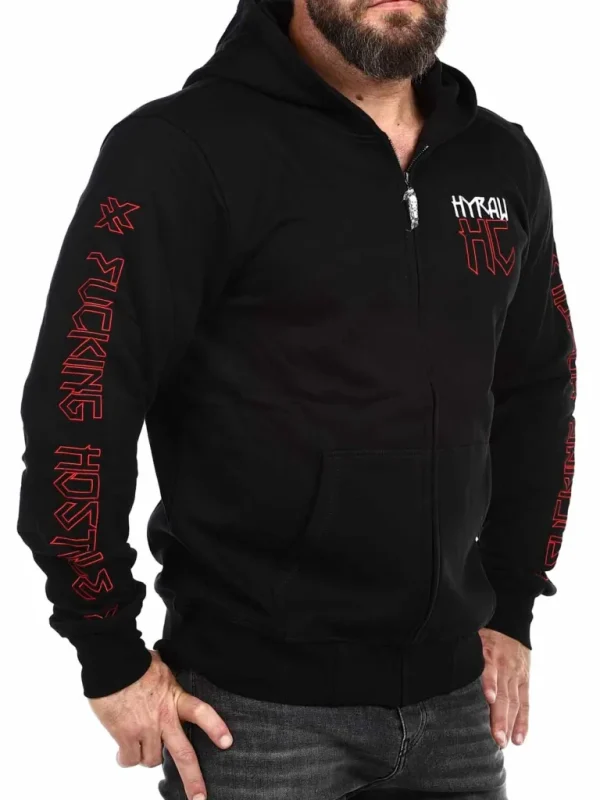 Flyin V Collegejakke - Sort/Rod^Hyraw New