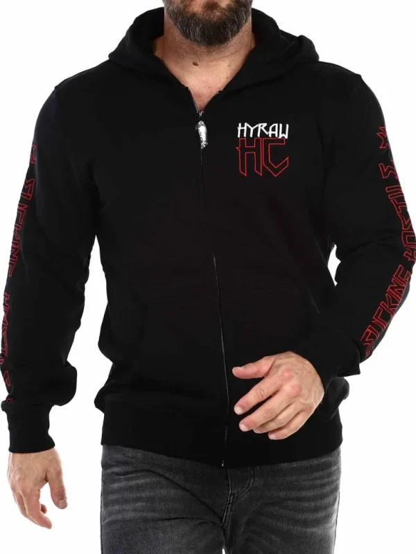 Flyin V Collegejakke - Sort/Rod^Hyraw New