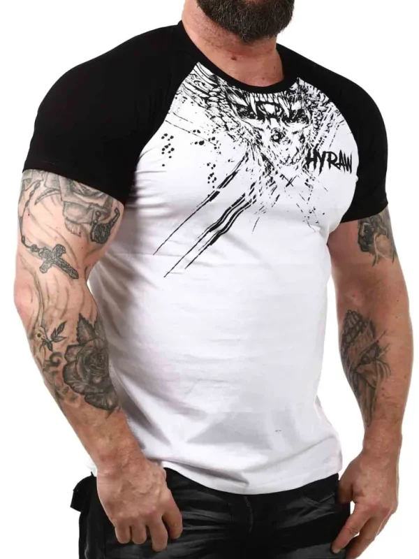 Skull T-Shirt - Hvid^Hyraw Cheap