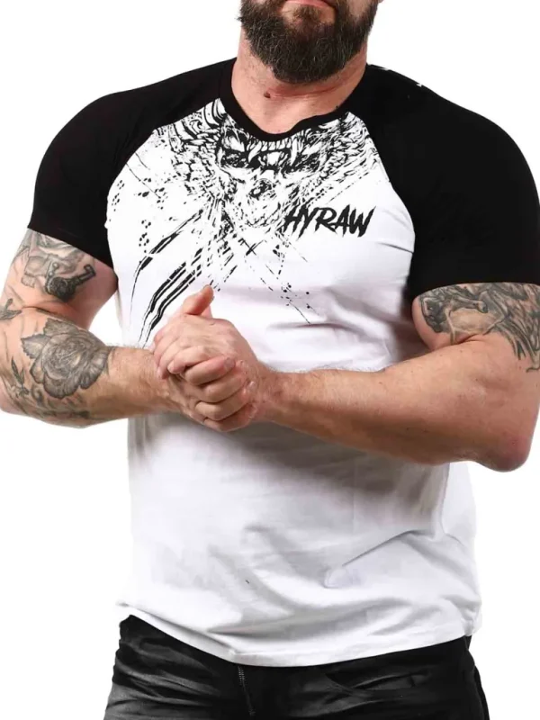 Skull T-Shirt - Hvid^Hyraw Cheap