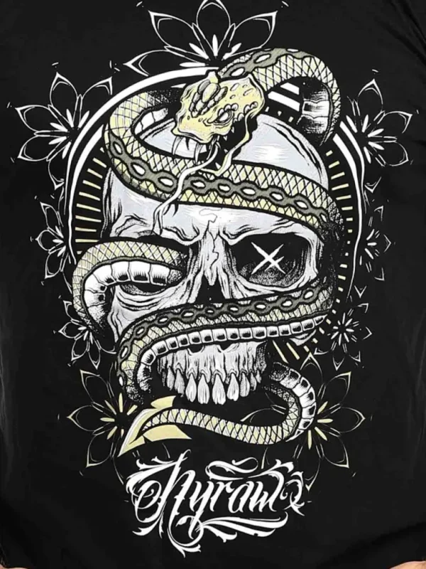 Snake Of Death T-Shirt - Sort^Hyraw Store