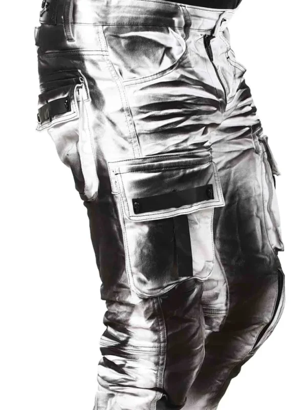 Jethro Jeans - Hvid/Sort^Kingz Discount