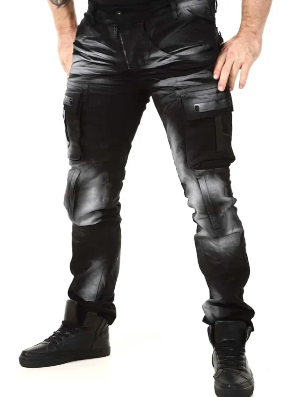 Jethro Jeans - Sort/Hvid^Kingz Hot