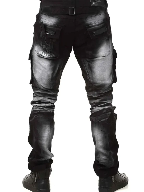 Jethro Jeans - Sort/Hvid^Kingz Hot