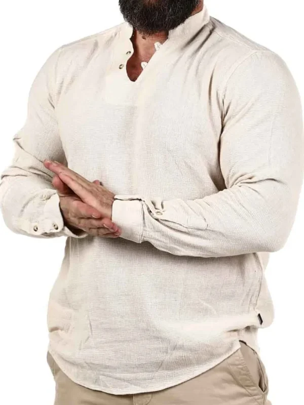 Kian Skjorte - Beige^Carisma Store