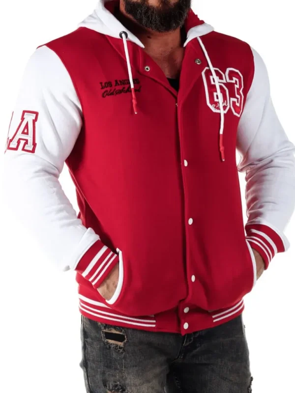 Los Angeles Collegejakke - Rod/Hvid^Rusty Neal Best