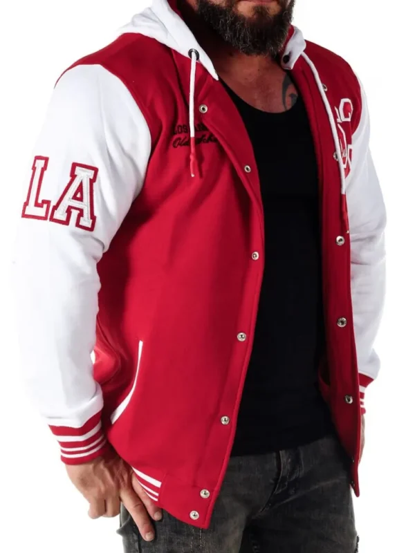 Los Angeles Collegejakke - Rod/Hvid^Rusty Neal Best