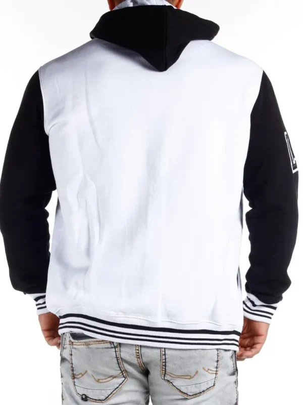 Los Angeles Collegejakke - Hvid/Sort^Rusty Neal New