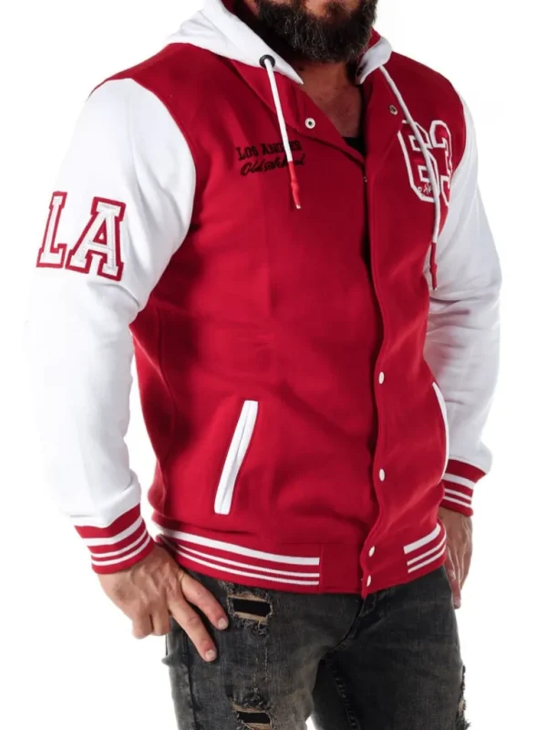 Los Angeles Collegejakke - Rod/Hvid^Rusty Neal Best