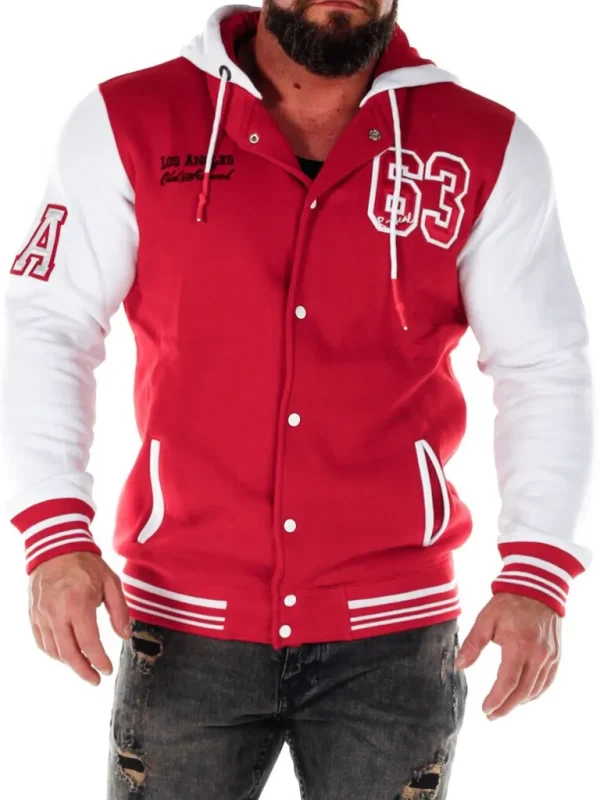 Los Angeles Collegejakke - Rod/Hvid^Rusty Neal Best