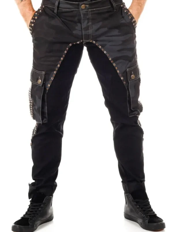 Marshal Jeans - Sort/Camo^Kingz Fashion