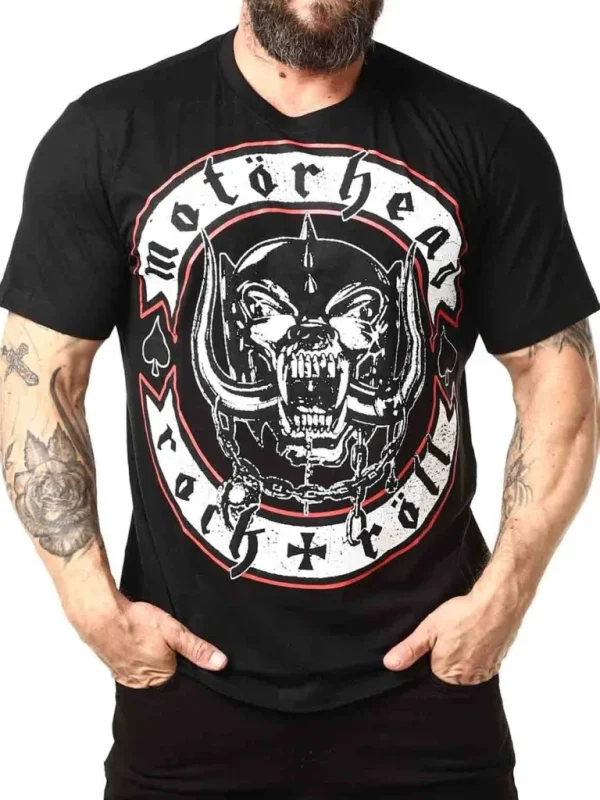 Motorhead Rock Roll T-Shirt - Sort^Brandit Online