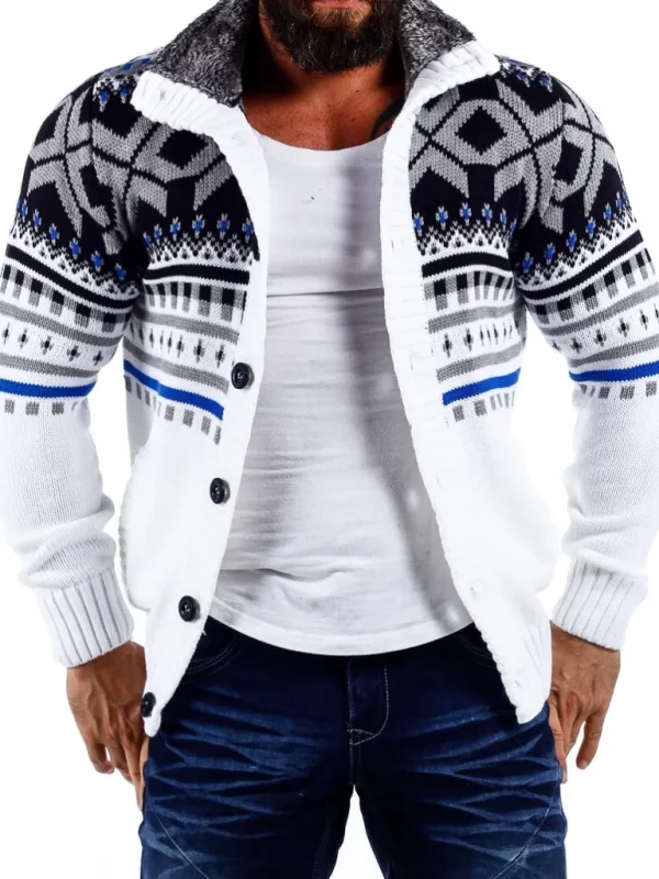 Nick Grizzly Cardigan - Hvid^Carisma Sale