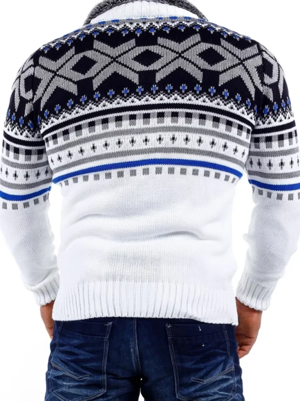 Nick Grizzly Cardigan - Hvid^Carisma Flash Sale