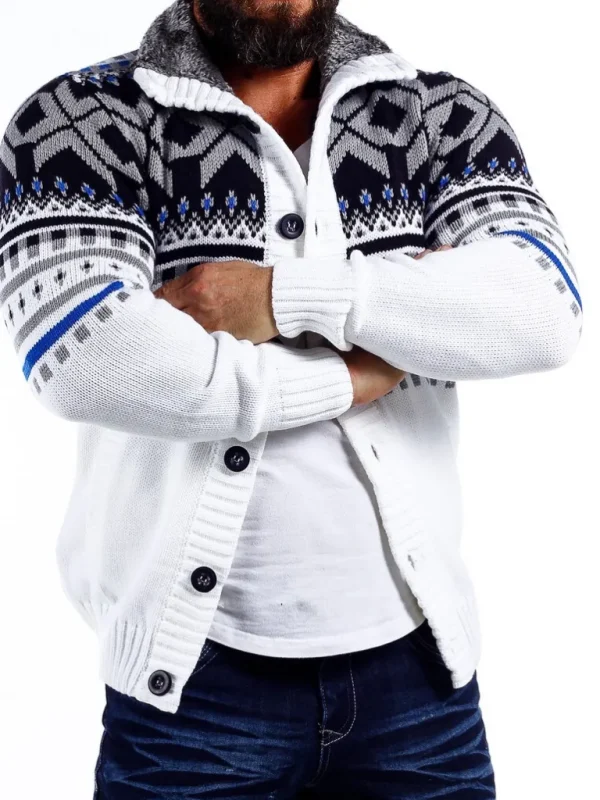 Nick Grizzly Cardigan - Hvid^Carisma Sale