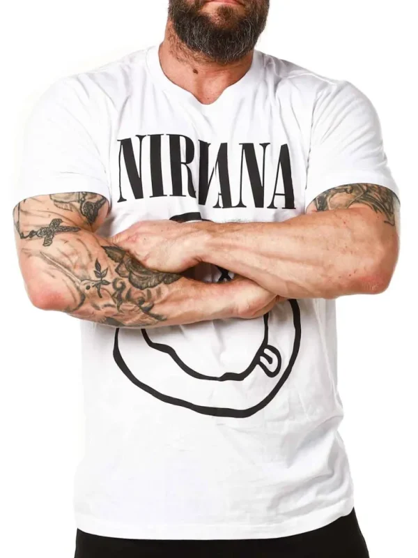 Nirvana Lithium T-Shirt - Hvid^Urban Classics Shop