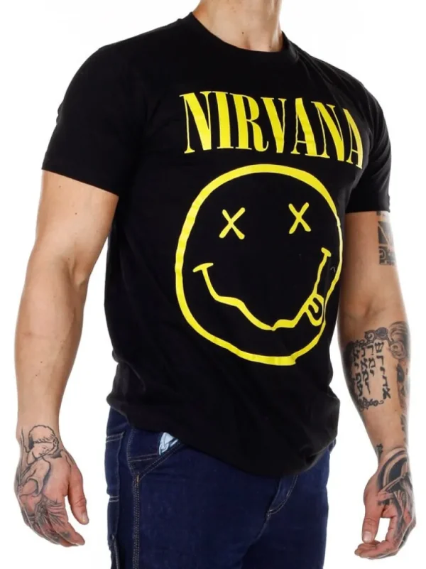 Nirvana Lithium T-Shirt - Sort^Urban Classics Flash Sale