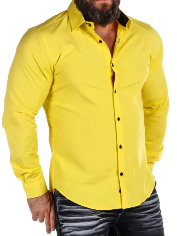 Obsess Skjorte - Gul^Rusty Neal Discount