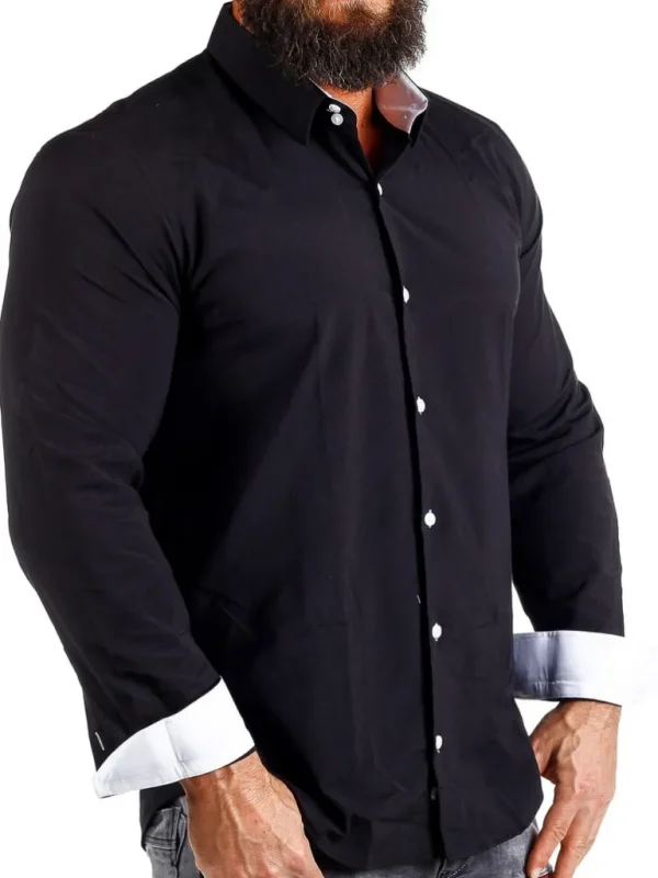 Obsess Skjorte - Sort/Hvid^Rusty Neal Cheap