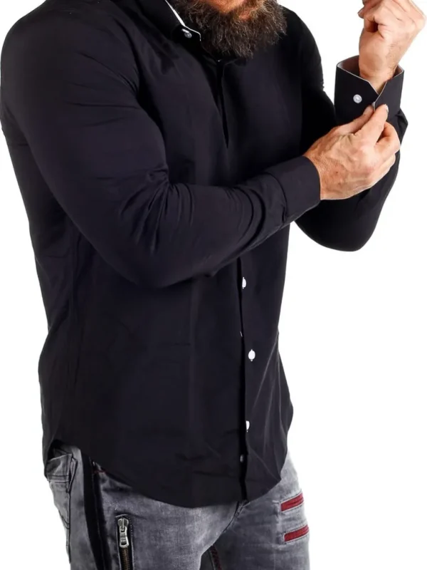 Obsess Skjorte - Sort/Hvid^Rusty Neal Shop