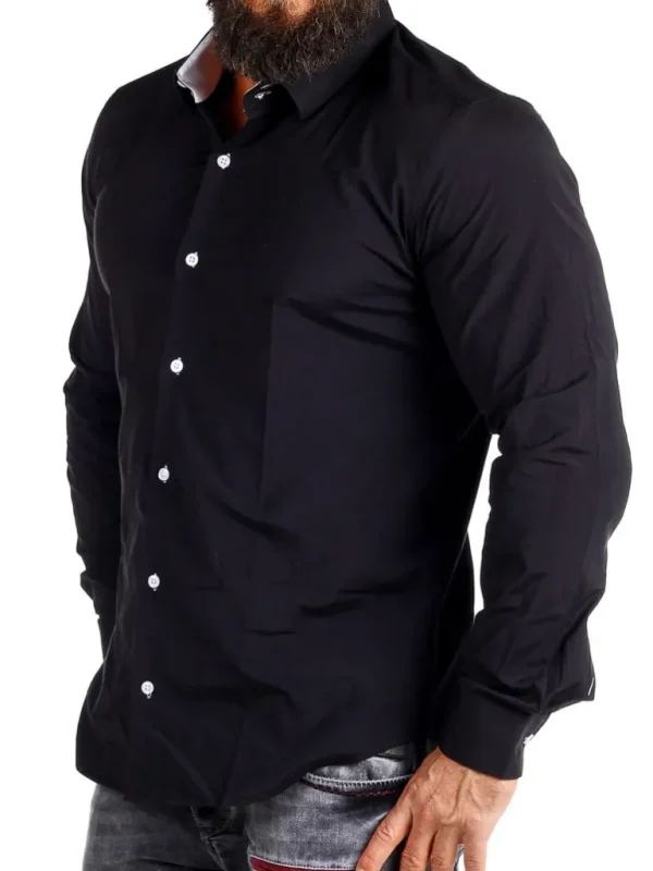 Obsess Skjorte - Sort/Hvid^Rusty Neal Cheap