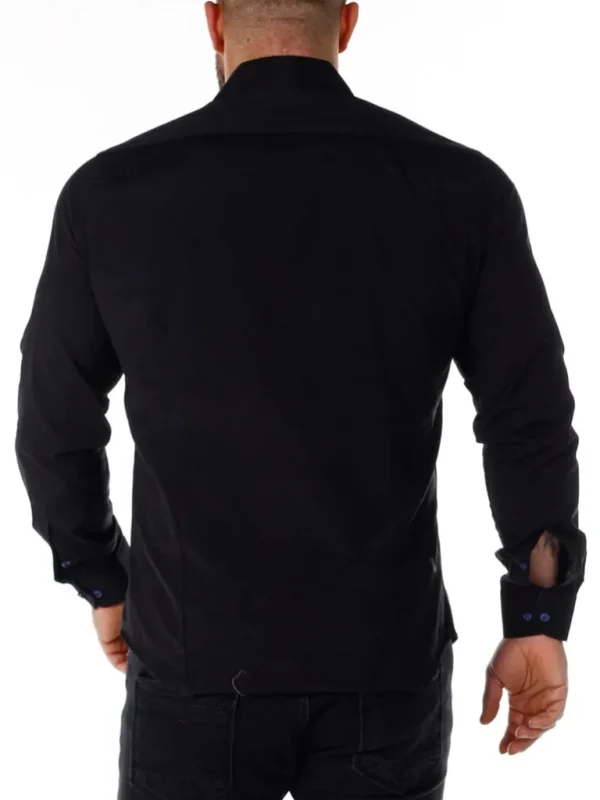 Obsess Skjorte - Sort/Kornbla^Rusty Neal Fashion