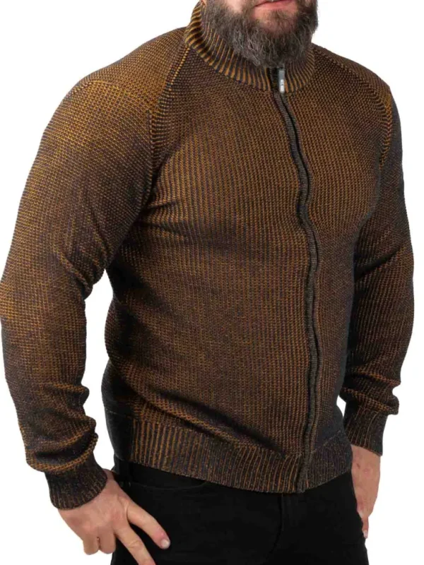 Oklavin Strikket Troje - Brun/Morkebla^Indicode Flash Sale