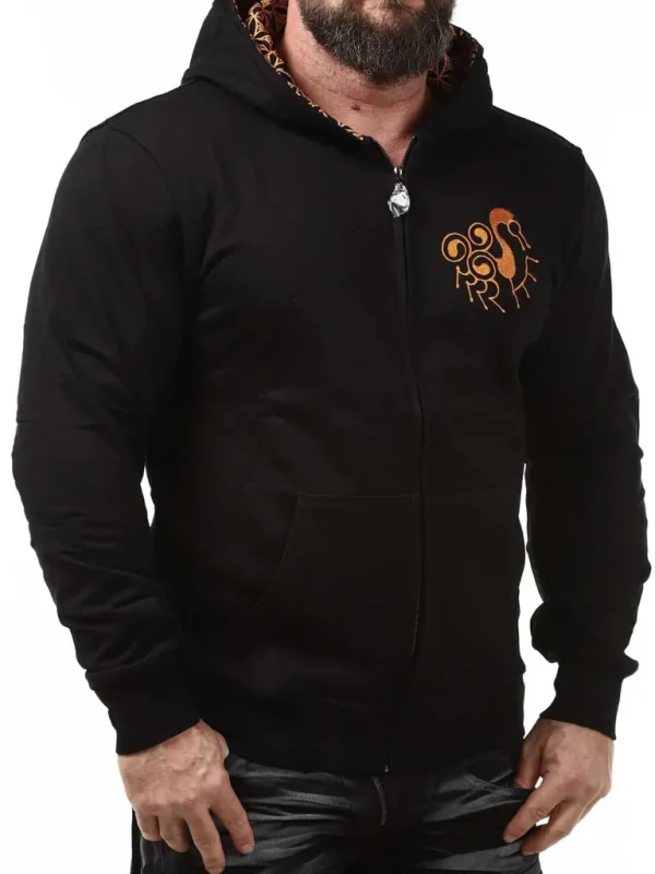 Adlerfibel Hoodie - Sort^Old Norse Fashion