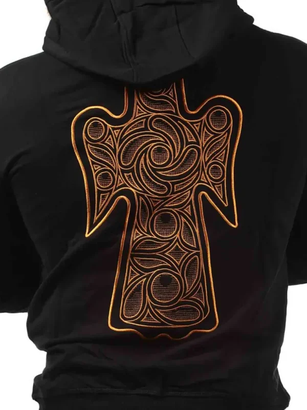 Adlerfibel Hoodie - Sort^Old Norse Online