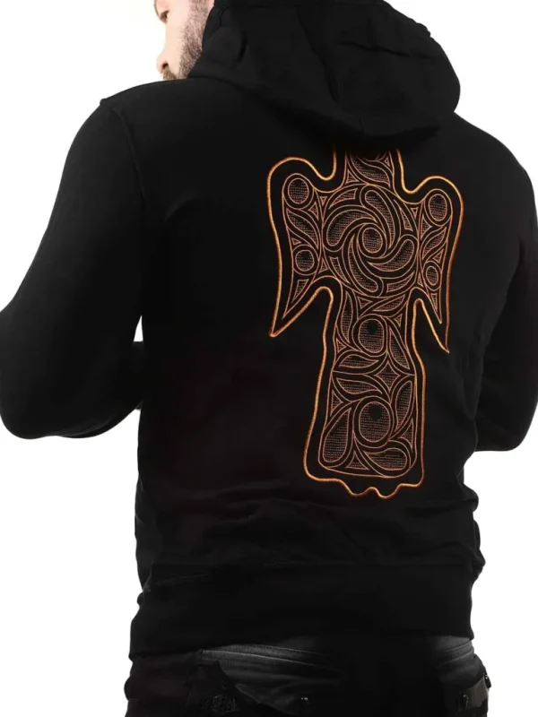 Adlerfibel Hoodie - Sort^Old Norse Online