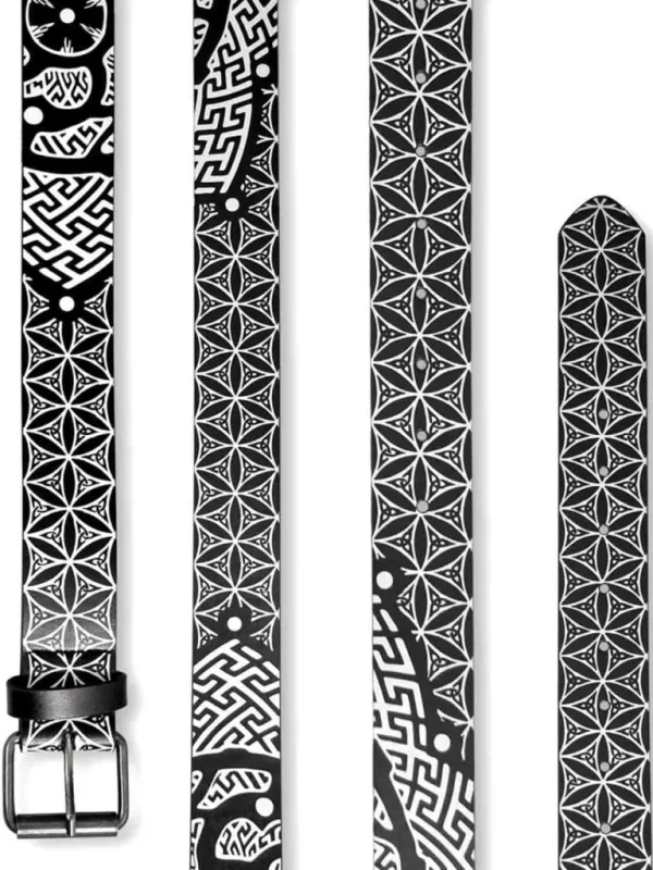 Flower Of Light Baelte - Sort/Hvid^Old Norse Hot