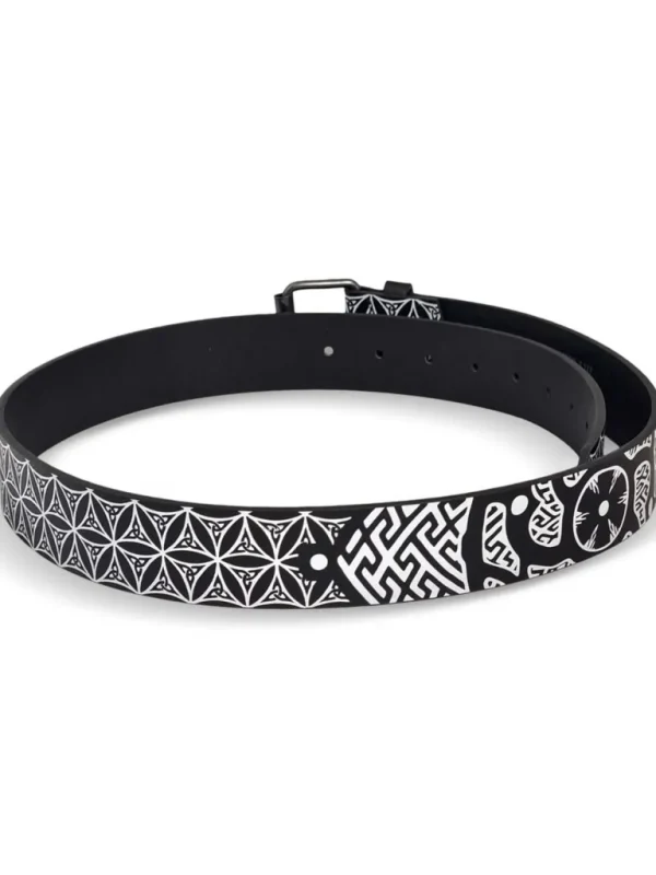 Flower Of Light Baelte - Sort/Hvid^Old Norse Hot