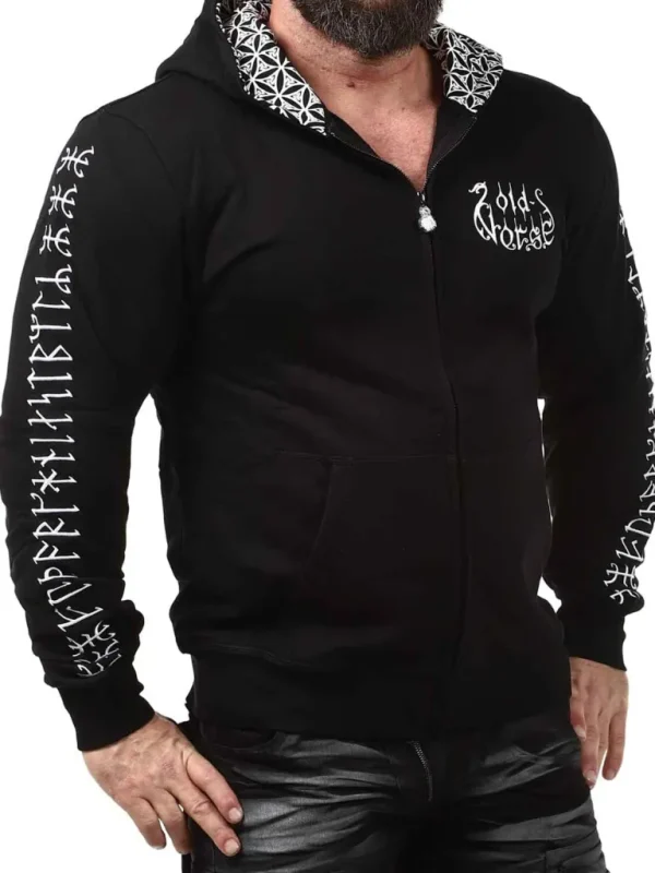 Pentagaldr Hoodie - Sort^Old Norse Best