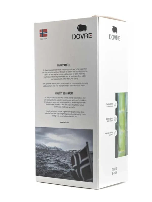 6-Pack Bamboo Boksershorts - Sort/Gra/Morkebla^Dovre Best Sale