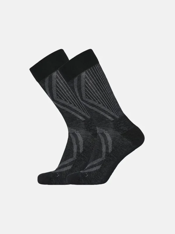 2-Pack Organic Wool Strømper - Sort^Dovre Discount
