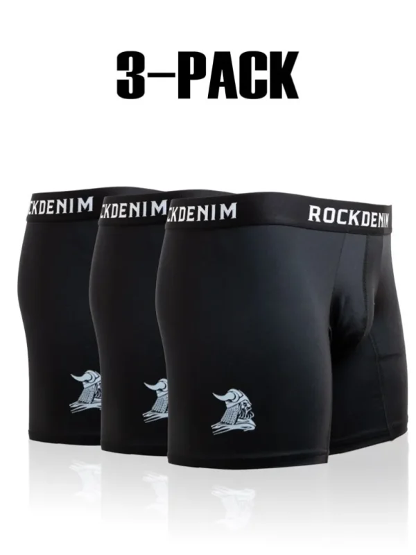 3-Pack Rd Viking Performance Boksers - Sort/Hvid^* Cheap