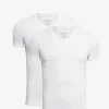2-Pak Jbs Bamboo V-Neck T-Shirt - Hvid^Dovre Cheap